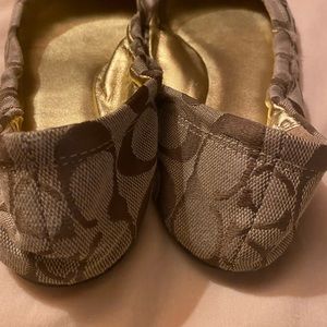 Gently worn Coach ballet flats